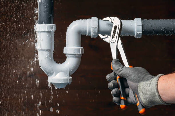 Professional Drain Cleaning technician working in Palo, MI